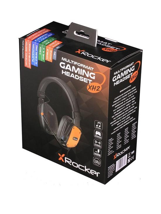 front image of x-rocker-xh2-multiformat-stereo-gaming-headset
