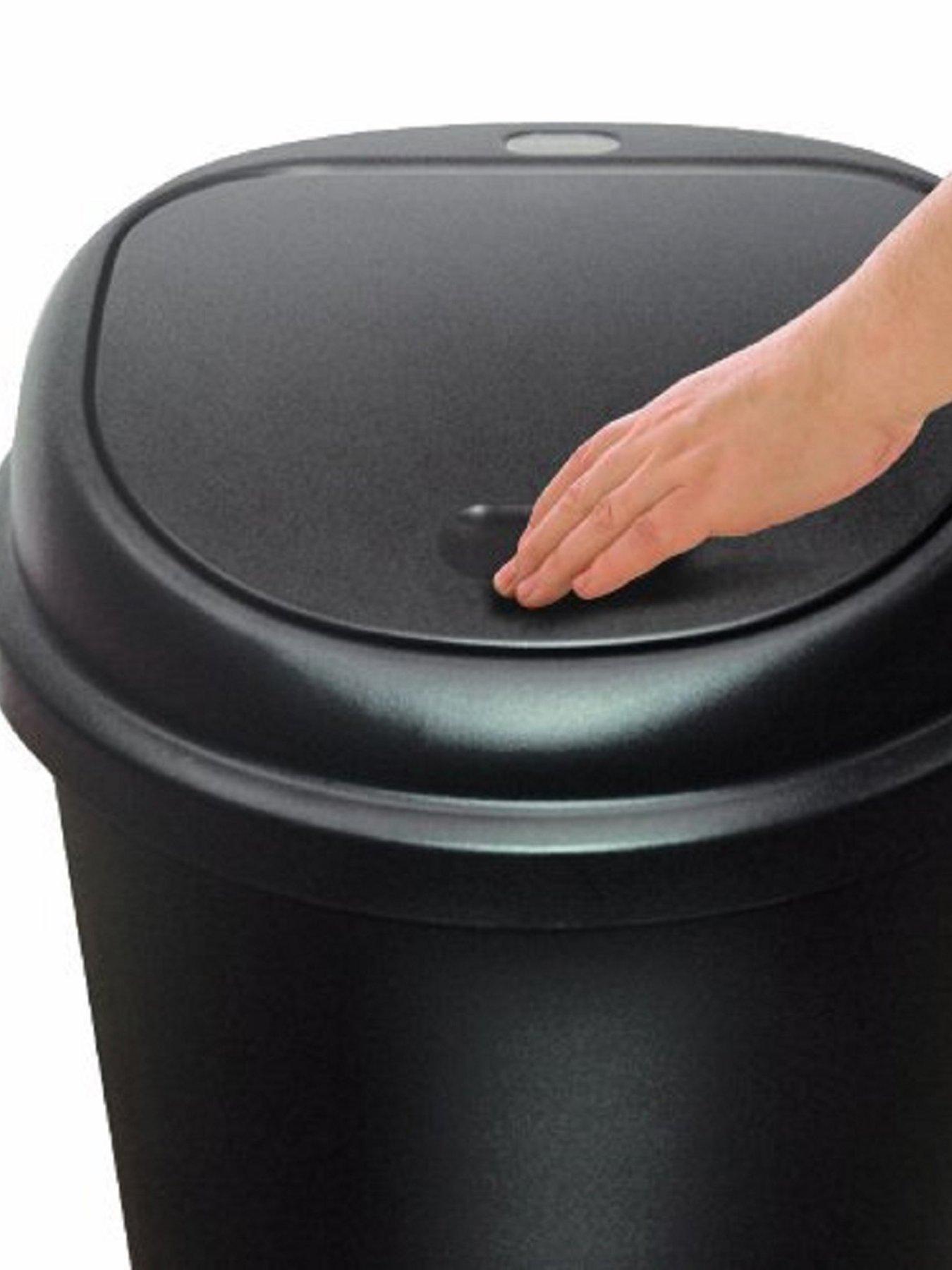 Addis TouchTop 50Litre Bin Black