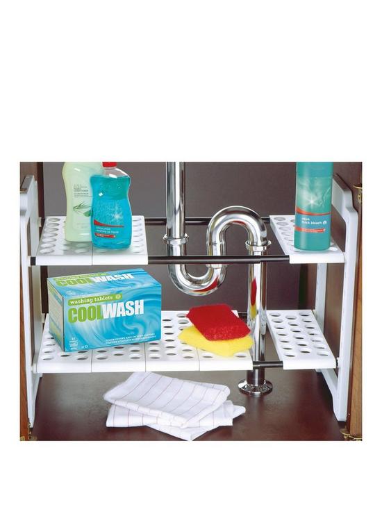 front image of addis-under-sink-storage-organiser