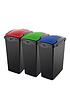  image of addis-set-of-three-40-litre-recycling-utility-bins