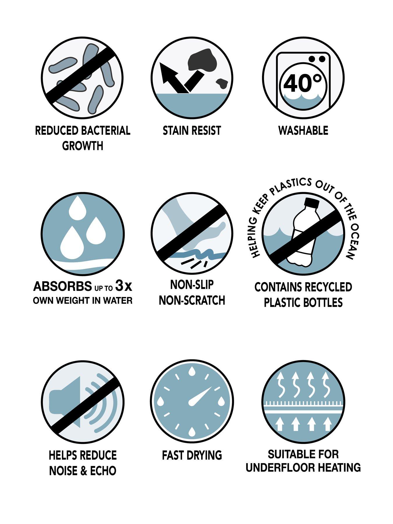  image of very-home-easy-care-stain-resistant-curved-bath-mat