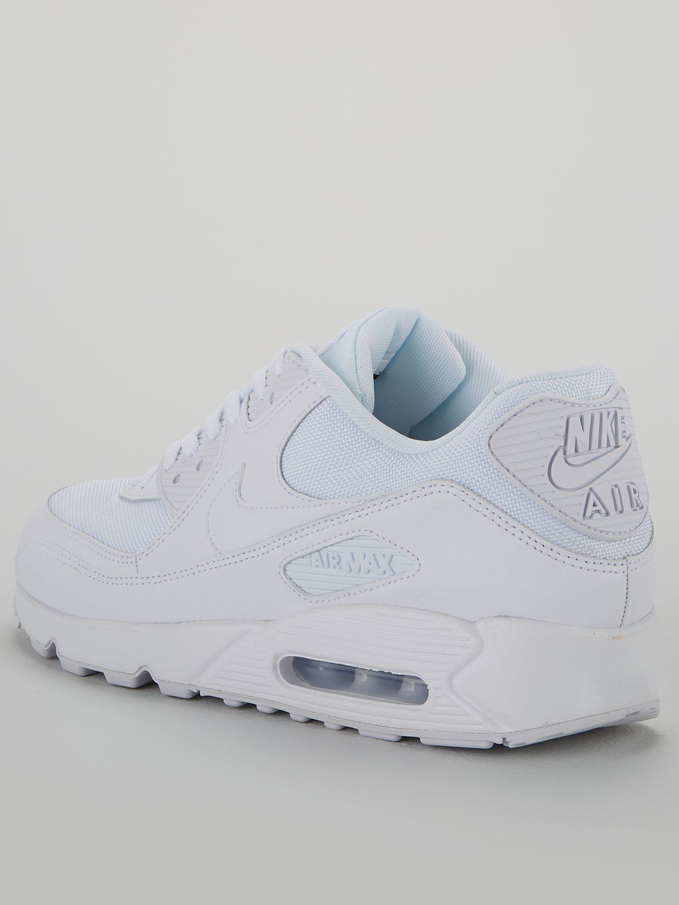 nike air max 90 essential all white