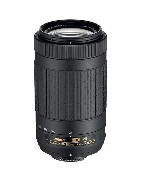 front image of nikon-af-p-dx-nikkor-70-300mm-f45-63g-ed-vr-lens