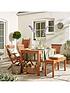 image of lingfield-wood-dining-set-with-picnic-bench-and-chairs