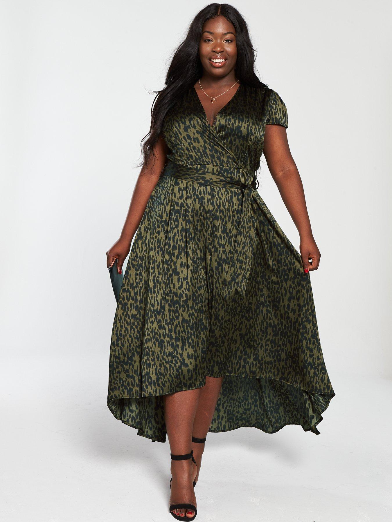 ax paris curve dip hem dress