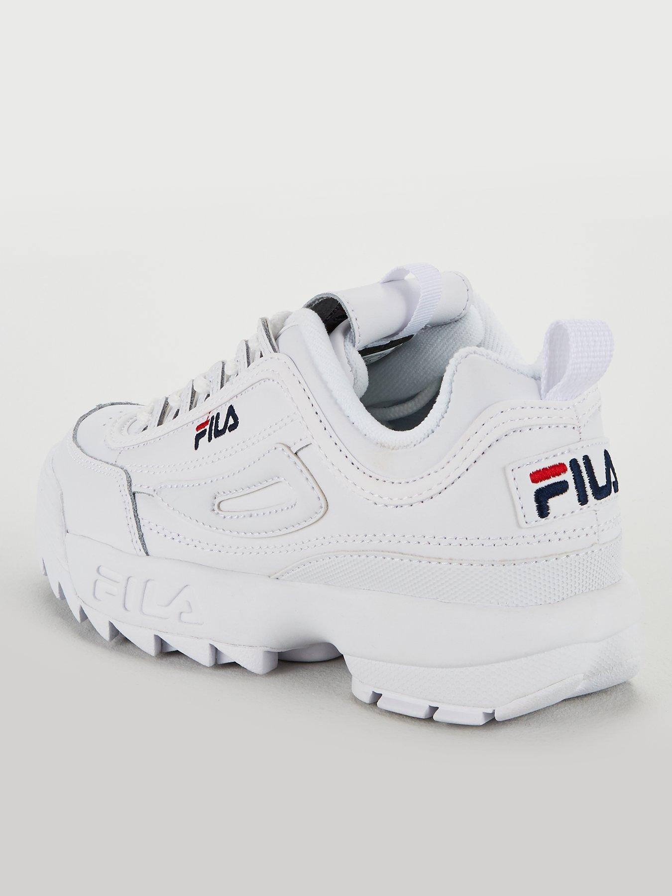 fila disruptor ii junior white
