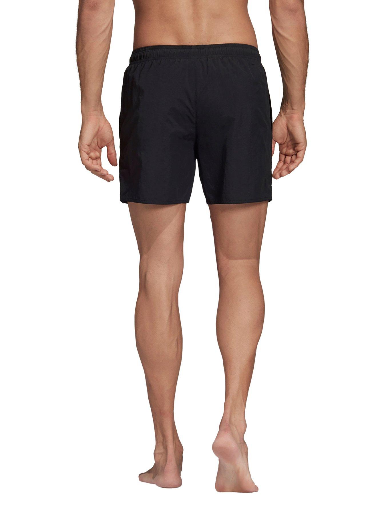 adidas solid swim shorts