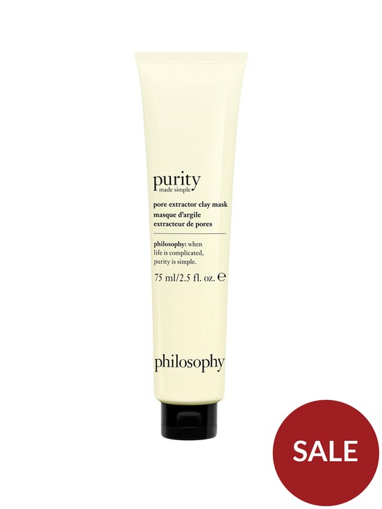 front image of philosophy-purity-exfoliating-clay-mask-75ml