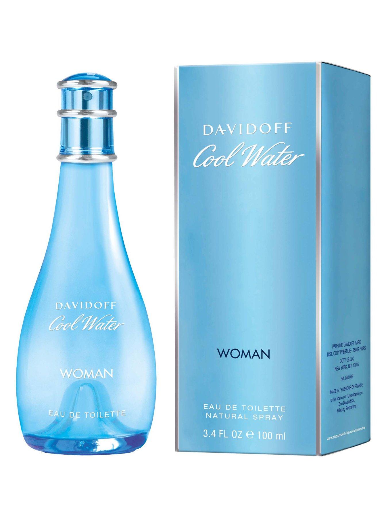 stillFront image of davidoff-cool-water-woman-100ml-eau-de-toilette