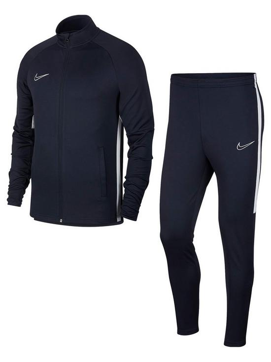 front image of nike-junior-academy-dry-tracksuit