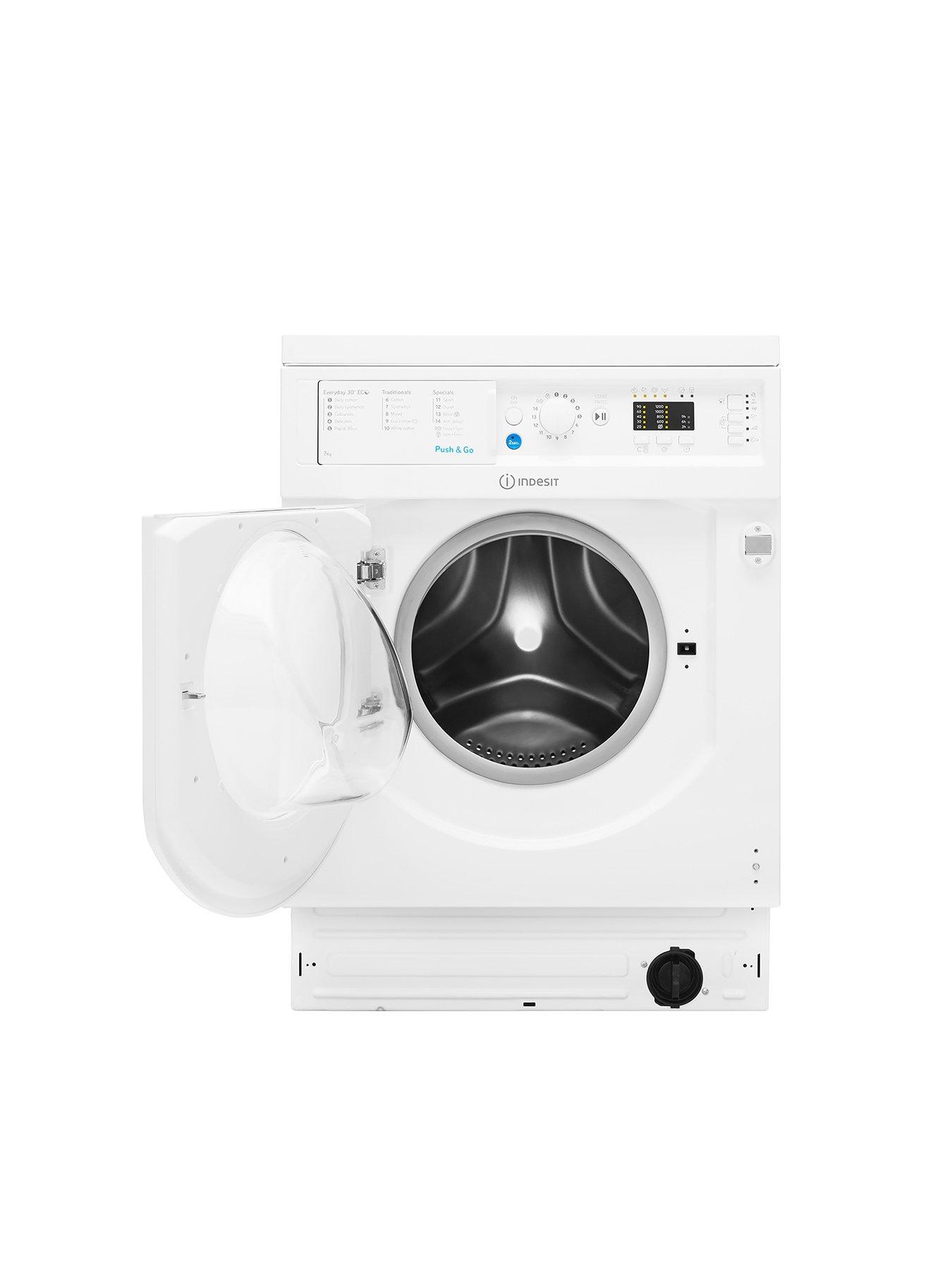 Image 2 of 7 of Indesit BIWMIL71252 7kg Load, 1200 Spin Washing Machine - White