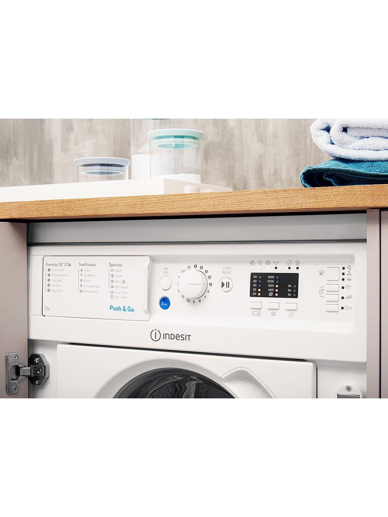 Image 5 of 7 of Indesit BIWMIL71252 7kg Load, 1200 Spin Washing Machine - White