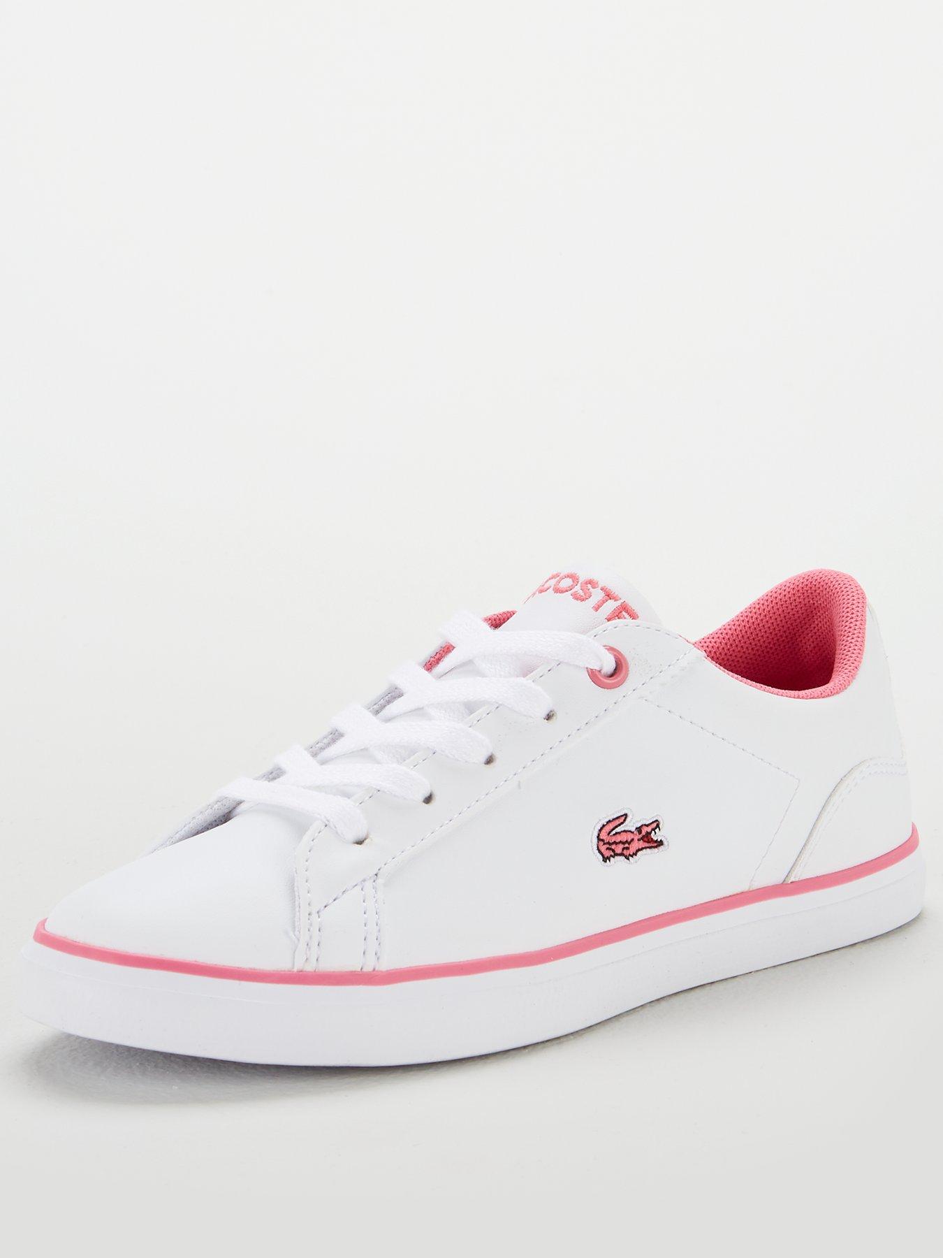 lacoste lerond bl 2 trainer pink