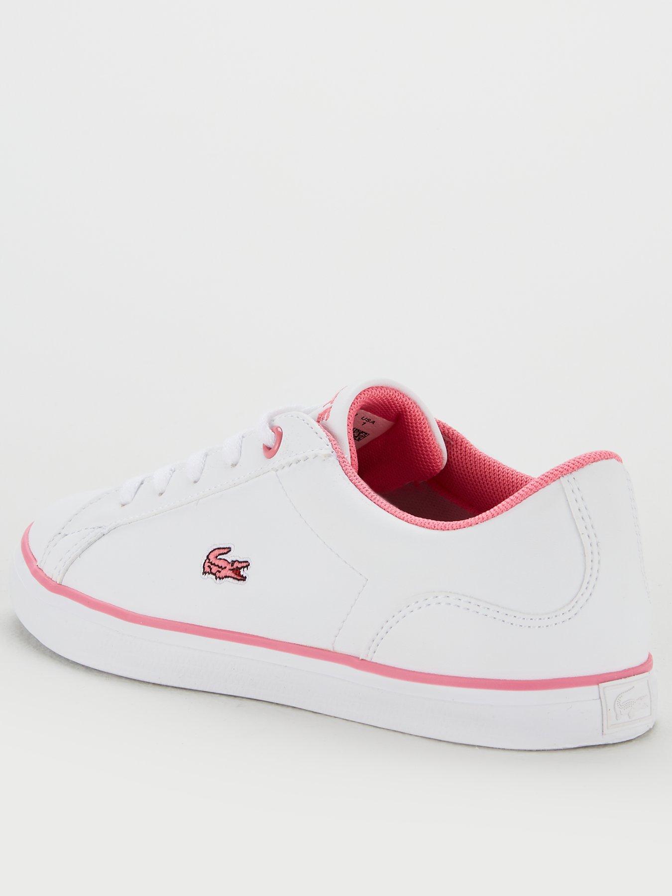 lacoste lerond junior pink