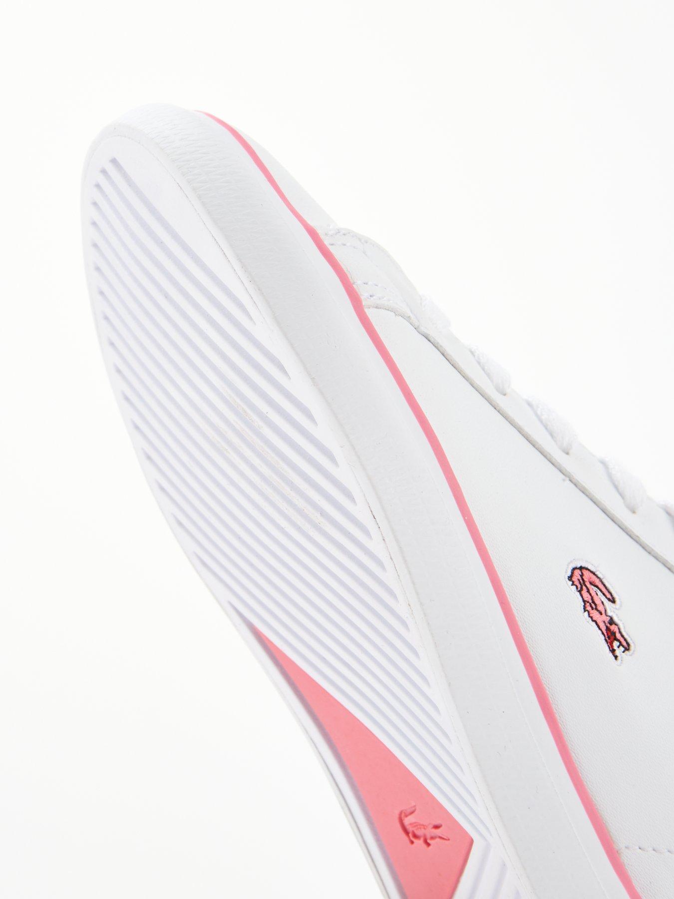 lacoste lerond bl 2 trainer pink