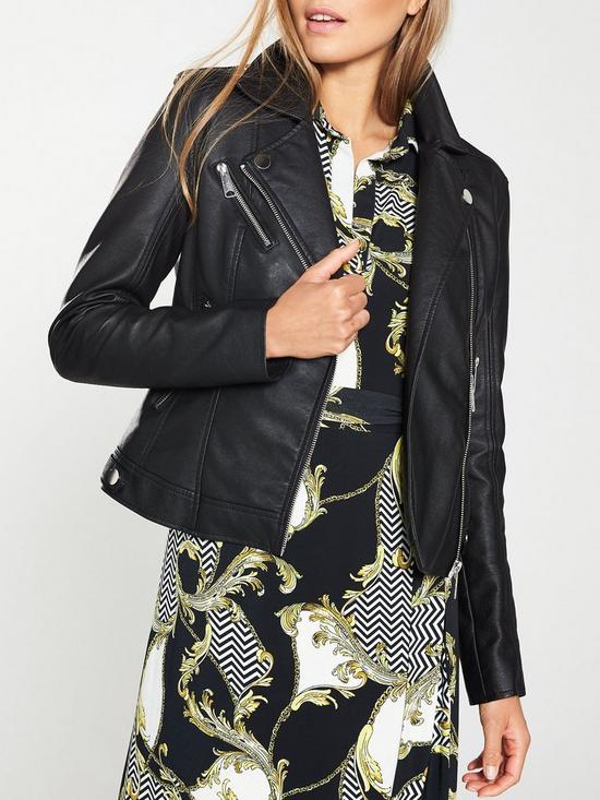 front image of v-by-very-faux-leather-pu-jacket-black