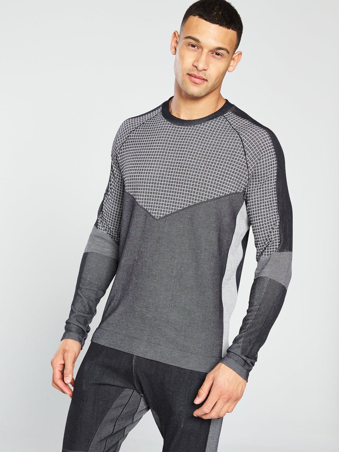 nike knit long sleeve top