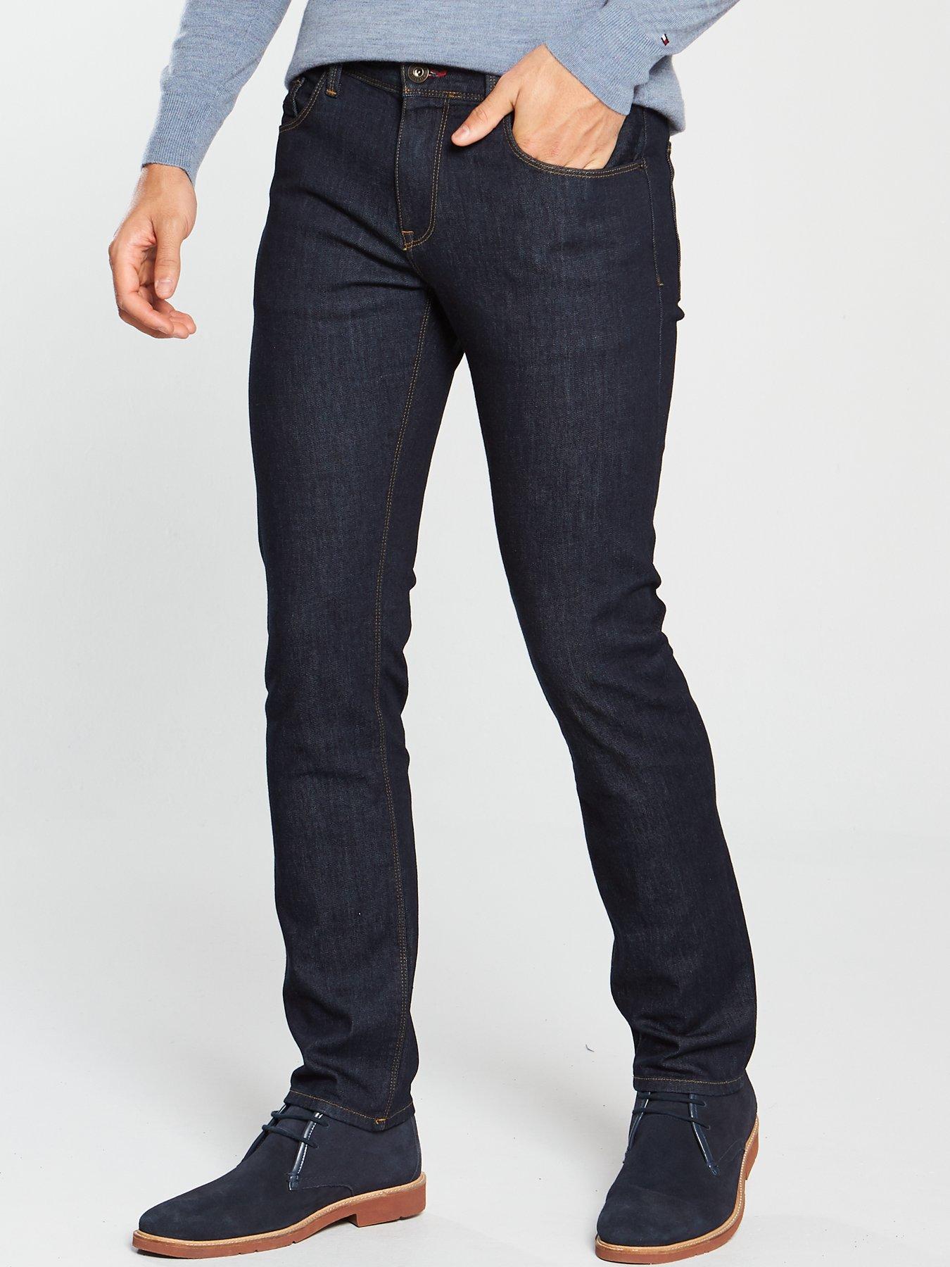 tommy hilfiger bleecker stretch slim fit black jeans
