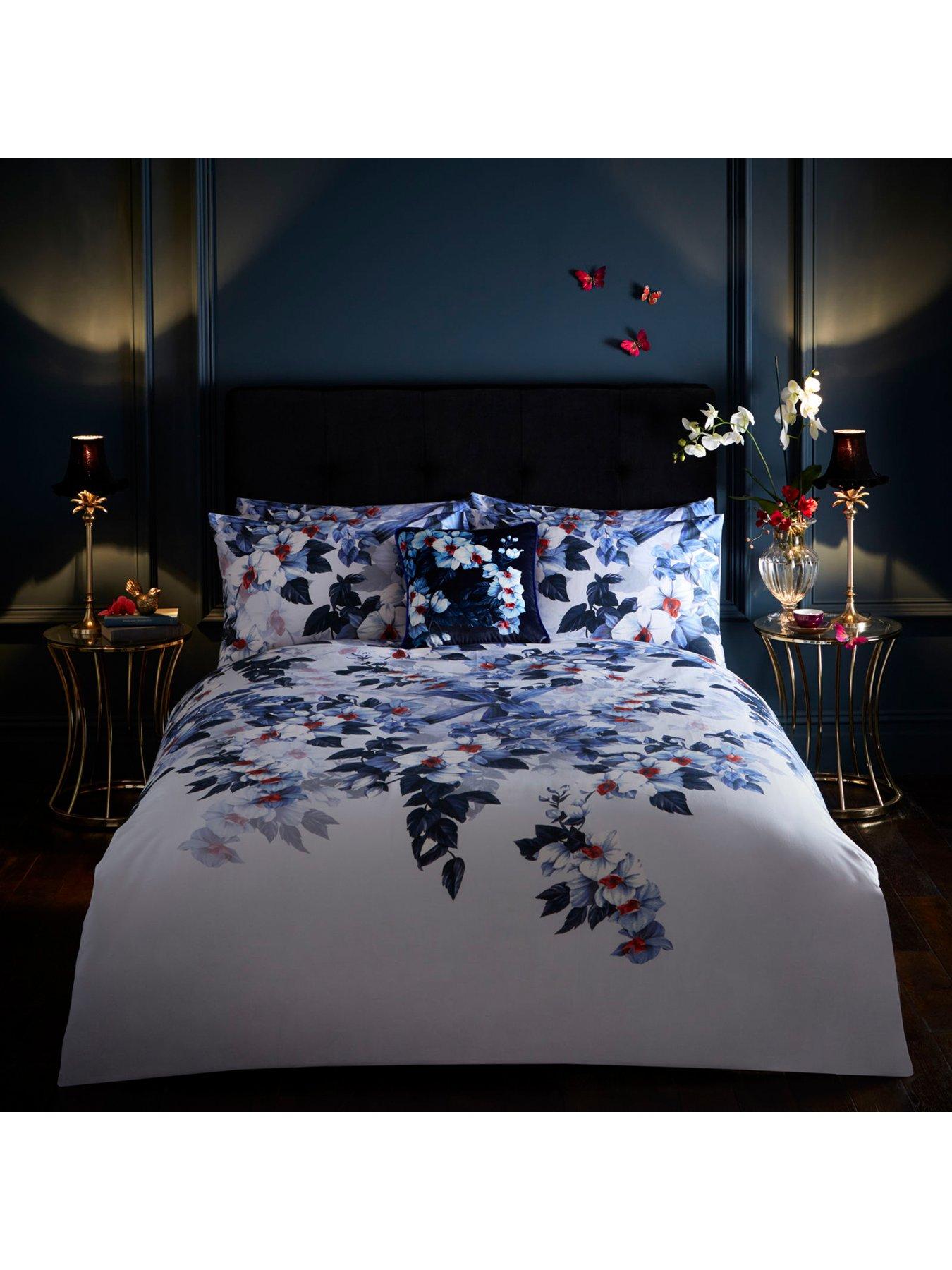 Bedroom | Duvet covers | Bedding Saskia King Duvet Cover, Indigo