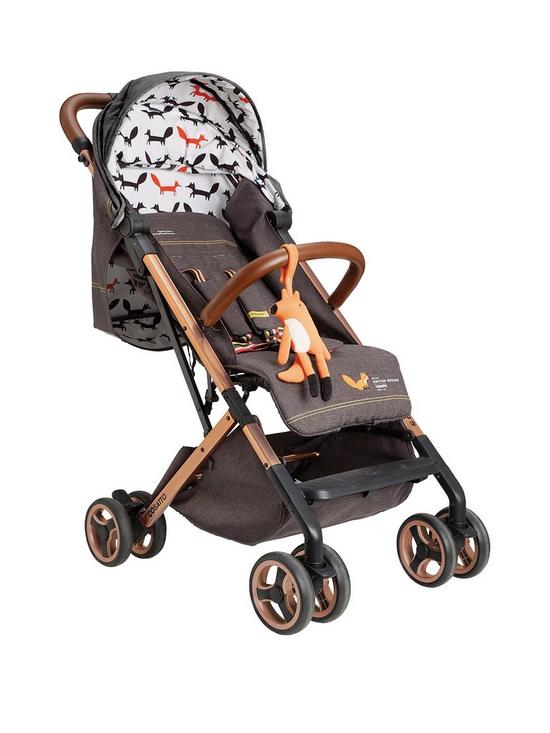 front image of cosatto-woosh-xl-pushchair-mister-fox
