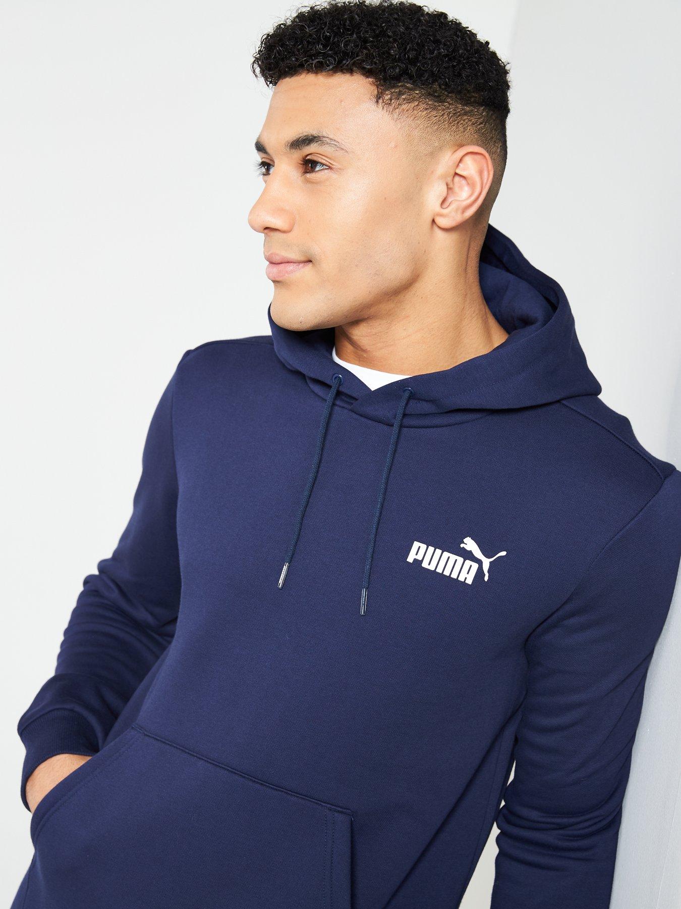 Image 4 of 4 of Puma Essential Overhead Hoodie&nbsp;- Peacoat&nbsp;