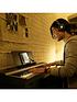  image of yamaha-p-125-digital-piano-with-stand-bench-headphones-and-online-lessons