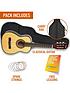  image of 3rd-avenue-12-size-kids-classical-guitar-beginner-bundle-6-months-free-lessons-natural