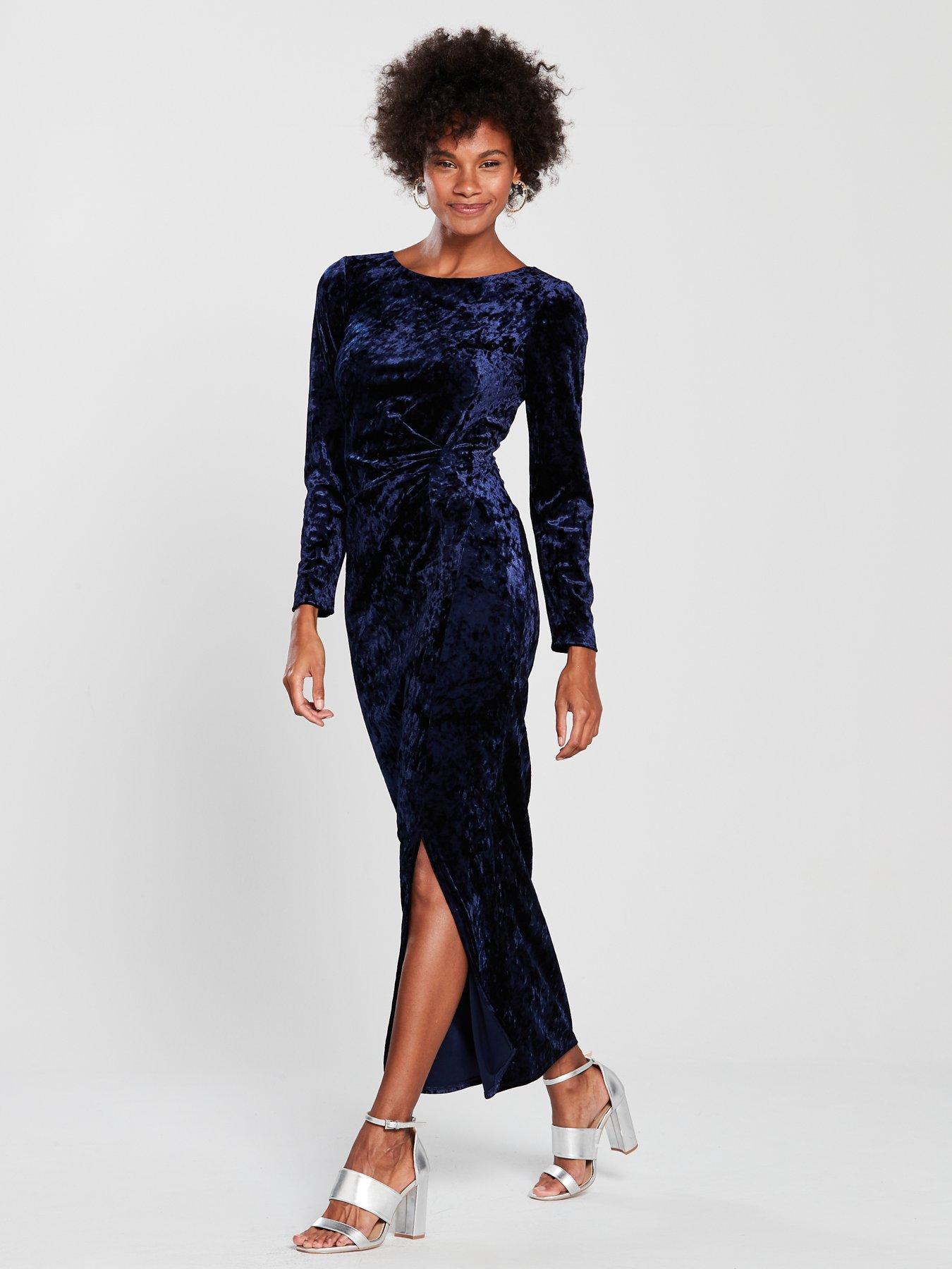 wallis velvet dress