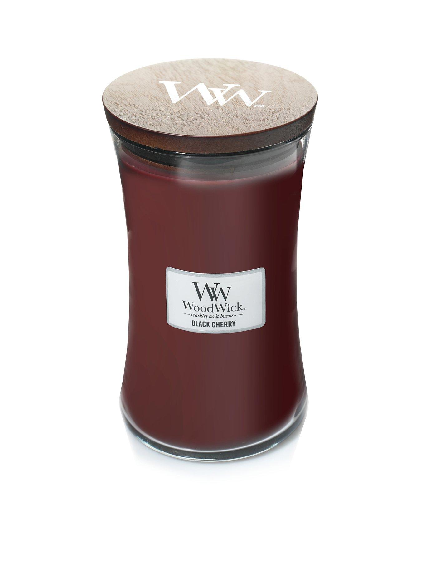 Image 1 of 3 of WoodWick Large Hourglass Candle &ndash; Black Cherry