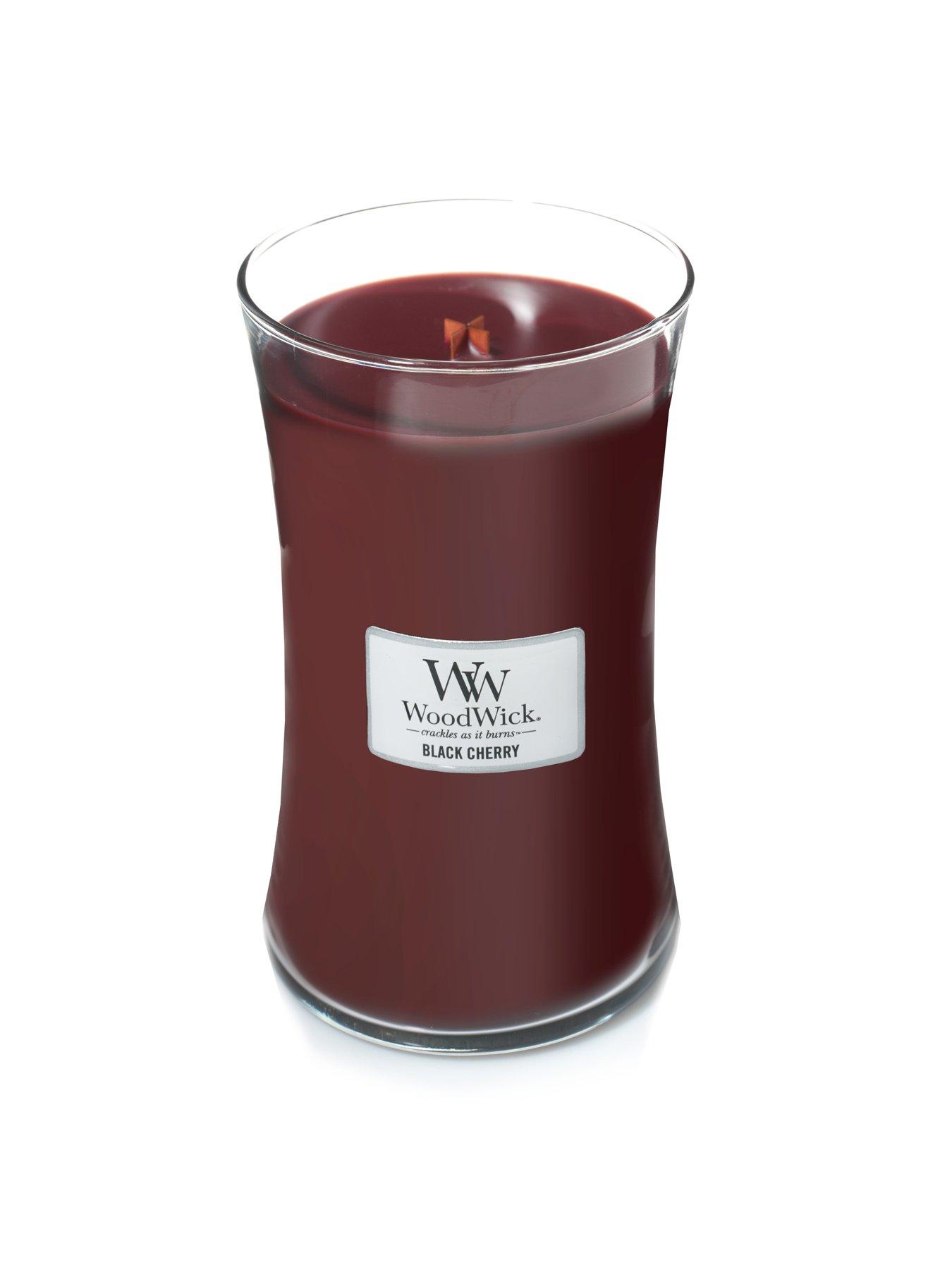 Image 2 of 3 of WoodWick Large Hourglass Candle &ndash; Black Cherry