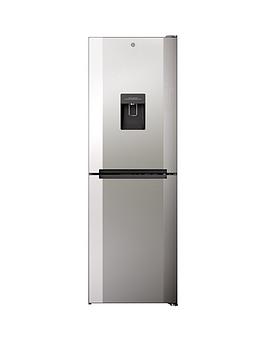 Hoover   H1826Mnb5Xwk 60Cm Wide No Frost Fridge Freezer With Water Dispenser - Stainless Steel