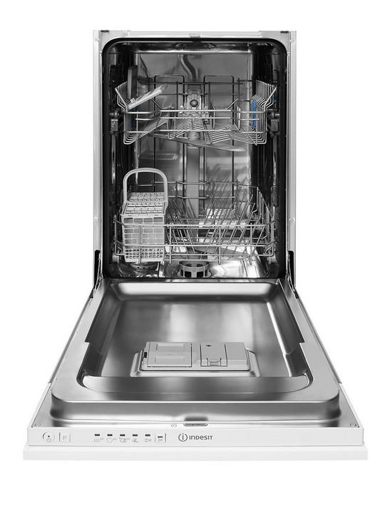 stillFront image of indesit-dsie2b10ukn-10-place-slimline-integrated-dishwasher-with-quick-washnbsp--white