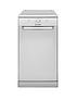  image of indesit-dsfe1b10sukn-10-place-slimline-dishwasher-with-quick-wash-silver