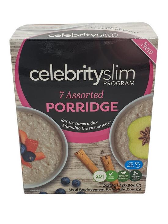 front image of celebrity-slim-cs-uk-assorted-porridge-350-grams