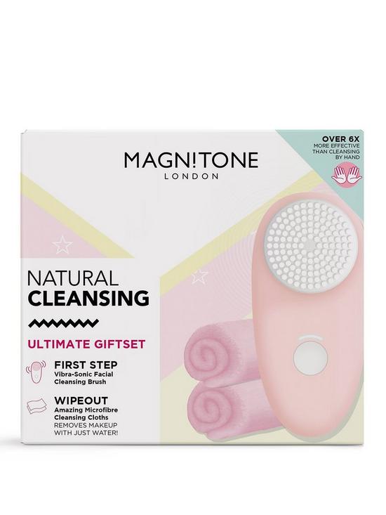 stillFront image of magnitone-natural-cleansing-gift-pack-first-step-and-wipeoutnbsp