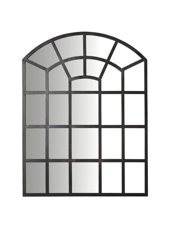 front image of black-window-mirror