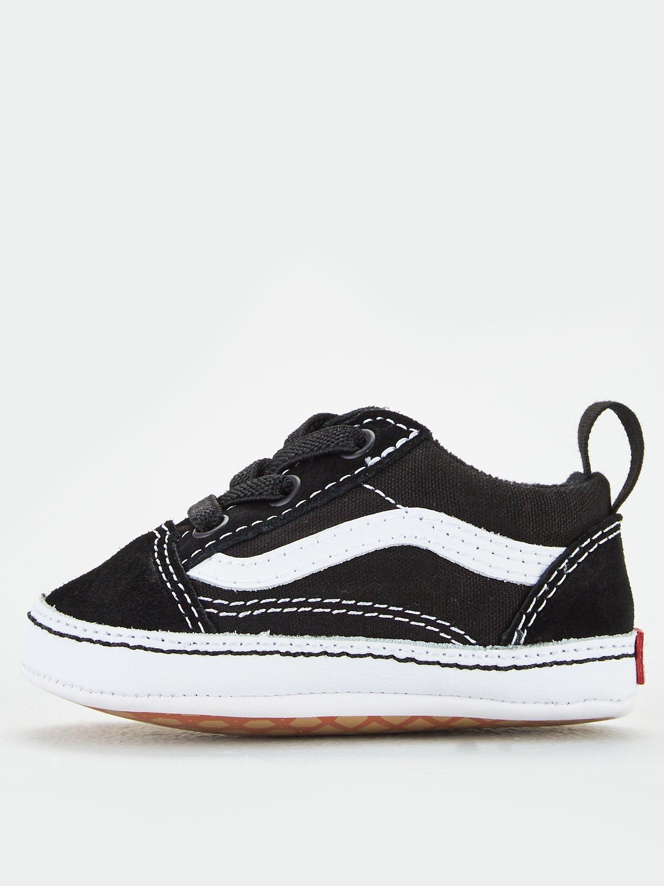 Black and clearance white infant vans