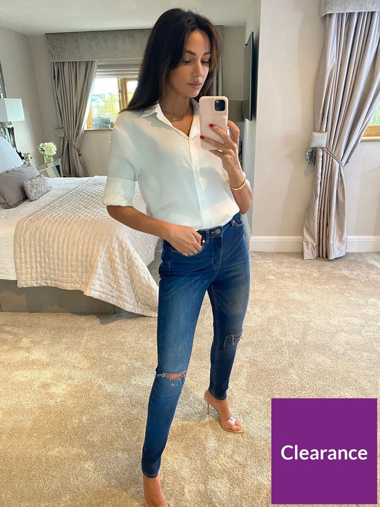front image of michelle-keegan-premium-skinny-distressed-jeans-blue