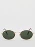 image of ray-ban-ovalnbspsunglasses-gold