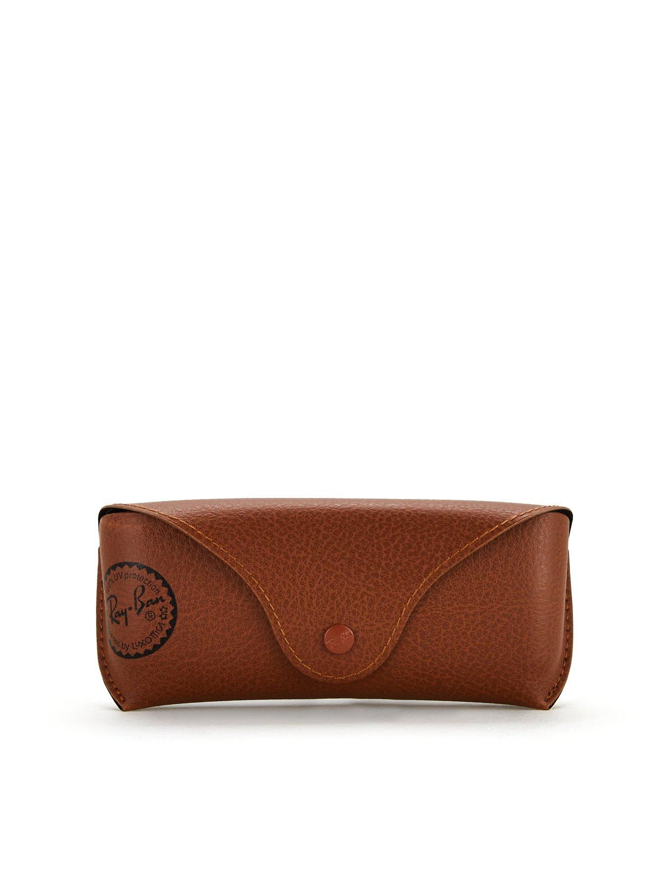 Image 4 of 4 of Ray-Ban Womens Clubmaster Square Acetate Frame Sunglasses - Tortoise/Green