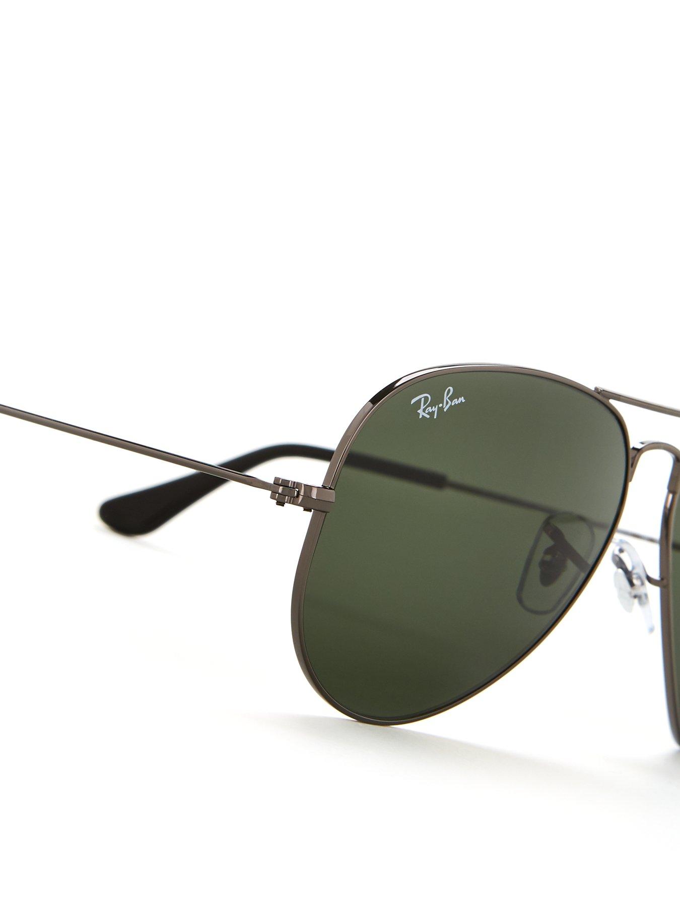 Image 2 of 4 of Ray-Ban Aviator&nbsp;Sunglasses - Gunmetal