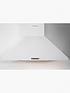  image of hotpoint-phpc65flmx-60cmnbspwide-pyramid-cooker-hood--nbspwhite