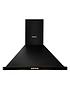  image of hotpoint-phpn64flmk-60cmnbspwide-pyramid-cooker-hood-black