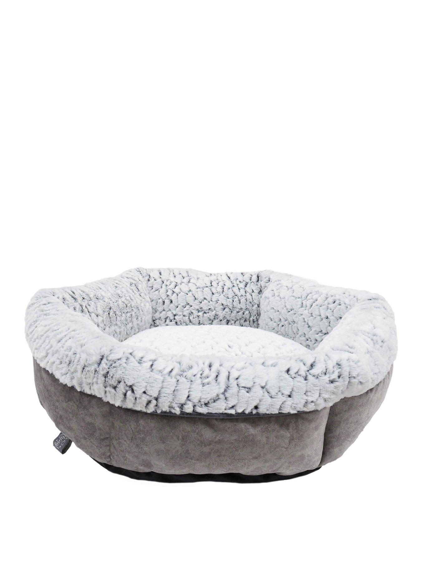Image 2 of 6 of Rosewood Luxury Fleece-Lined Plush Pet Bed 61cm