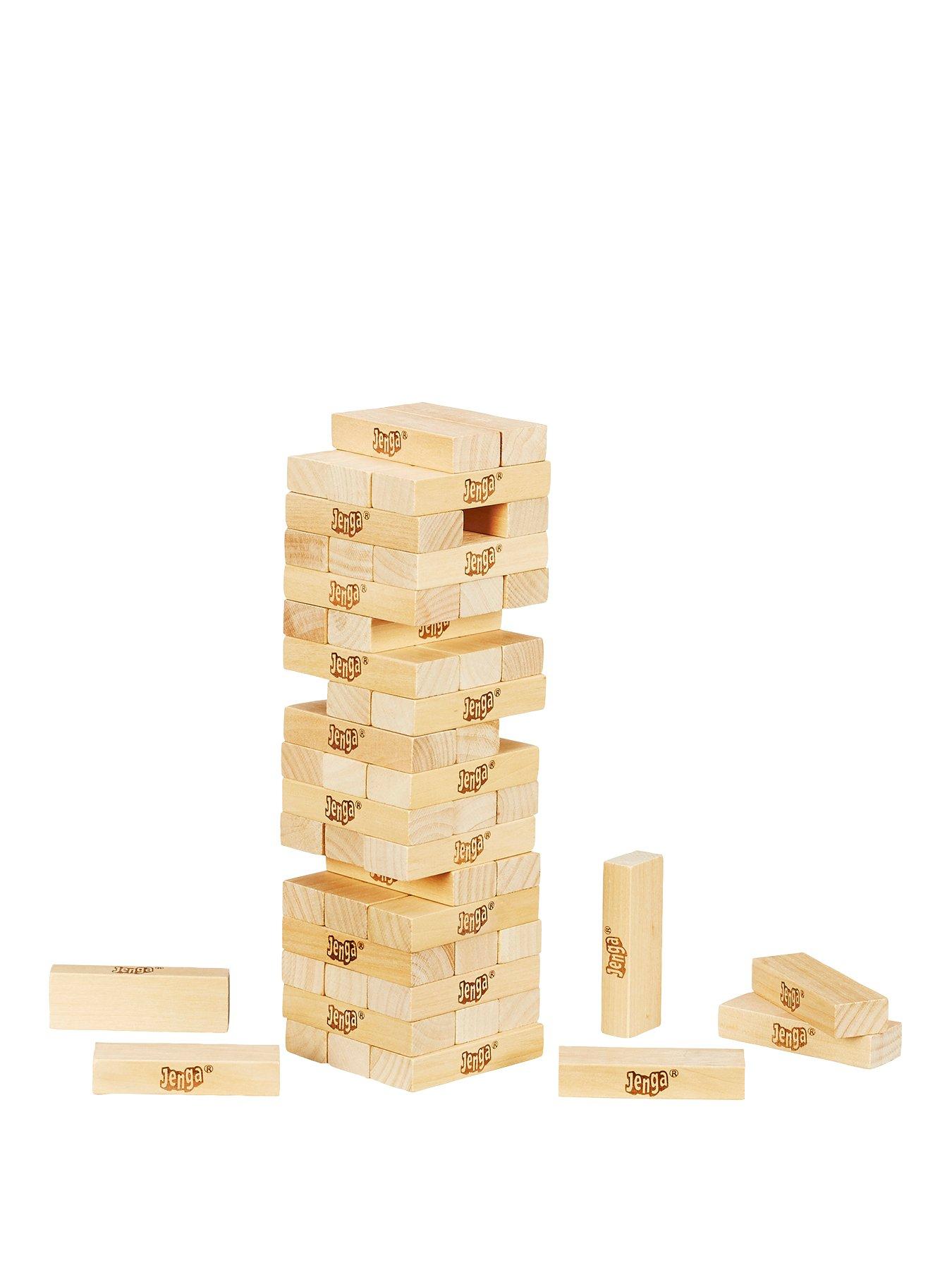  image of hasbro-jenga-classic-strategy-stacking-game