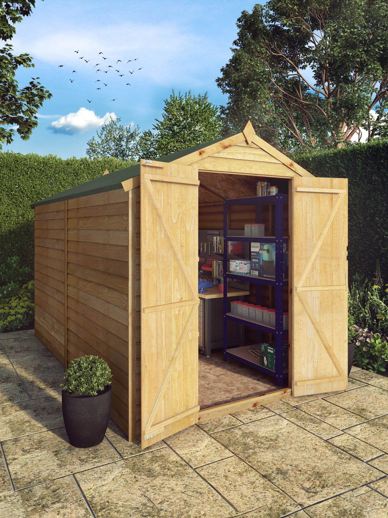 Image 1 of 6 of MERCIA 10 x 6ft Overlap Apex&nbsp;Windowless Shed&nbsp;- FSC&reg; Certified
