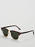  image of ray-ban-clubmaster-0rb3016-sunglasses-brown