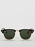  image of ray-ban-clubmaster-0rb3016-sunglasses-brown