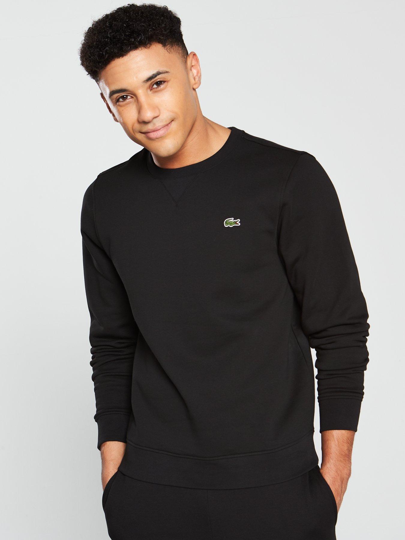 lacoste jumper black