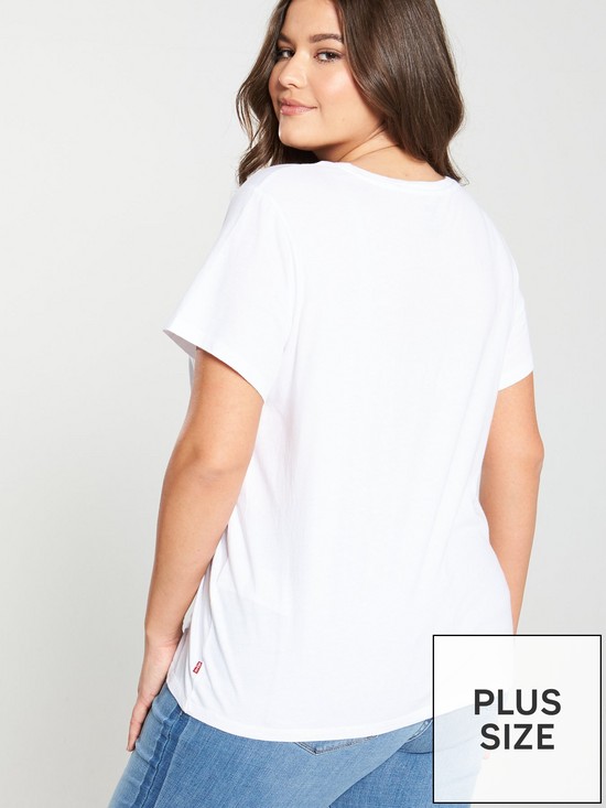 stillFront image of levis-plus-plus-perfect-t-shirt-batwing-white